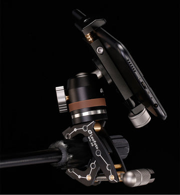 LEOFOTO MC-30 KIT WITH MULTIFUNCTION CLAMP,PHONE HOLDER AND MINI BALLHEAD